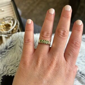 Vintage Emerald Gold Ring